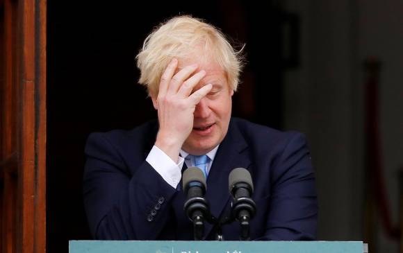 El primer ministro Boris Johnson mencionó la posibilidad de suspender el Parlamento desde antes de asumir el cargo el pasado 24 de julio. FOTO Reuters