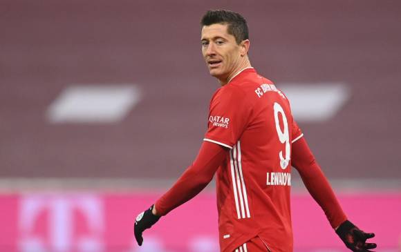 Robert Lewandowski fue el goleador de la Champions League 2019-20, certamen del que su equipo fue campeón. FOTO AFP