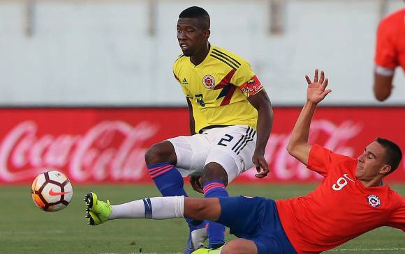 Carlos Cuesta, el artífice del triunfo colombiano ante Chile en el Sudamericano sub-20. Brasil, próximo rival (martes). FOTO AFP