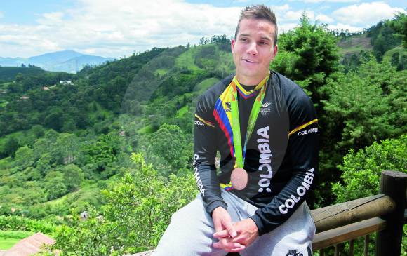 El medallista de bronce en los pasados Juegos Olímpicos de Río, ya vive su nuevo ciclo dirigido a Tokio-2020. Será una de las esperanzas de Colombia para subir al podio. FOTO Donaldo Zuluaga