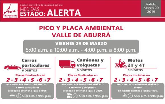 Regresa pico y placa extendido por dañina calidad del aire
