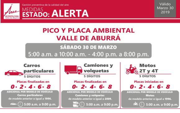 Regresa pico y placa extendido por dañina calidad del aire
