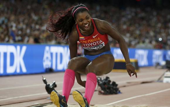 Caterine aumentó su ventaja en el liderato de la Liga de Diamante. Comanda con 46 puntos, seguida de la venezolana Yulimar Rojas (15) y la jamaiquina Kimberly Williams (10). FOTO reuters
