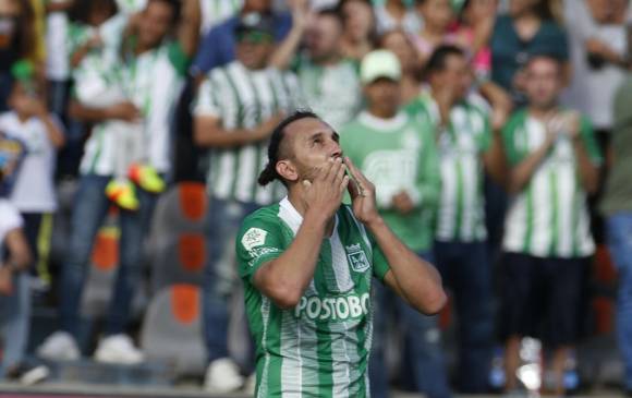 Hernán Barcos llegó a 6 anotaciones con Nacional. FOTO: JUAN ANTONIO SÁNCHEZ