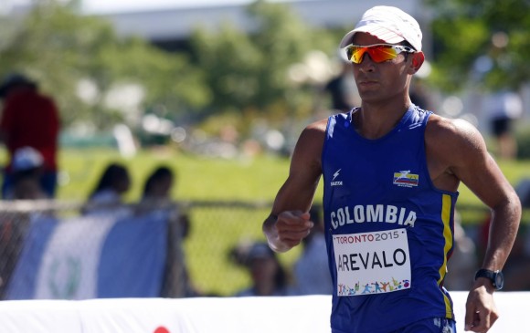 El atleta colombiano Éider Arévalo se fracturó la clavícula y no estará en el Mundial de Atletismo. FOTO COLPRENSA