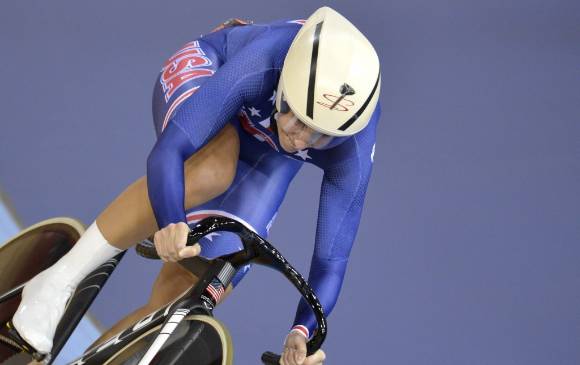 Sarah Hammer, corredora de talla mundial y olímpica que engalanará el EPM Medellín de Pista. FOTO EFE