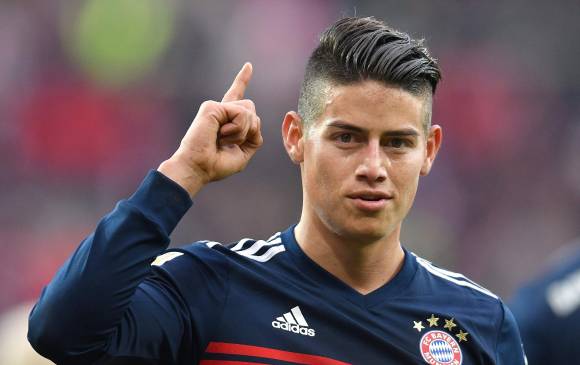 James Rodríguez, el colombiano vive un buen presente con el Bayern de Múnich. FOTO AFP