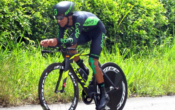 Daniel Muñoz, otra promesa del ciclismo nacional. FOTO CORTESÍA