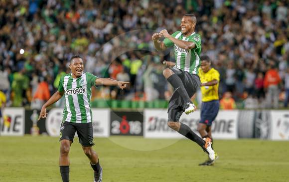 Andrés Ibargüen y Jonhatan Copete, figuras de Nacional en los octavos de final ante Huracán, se espera que tengan el mismo rendimiento en los cuartos. FOTO Juan Antonio sánchez