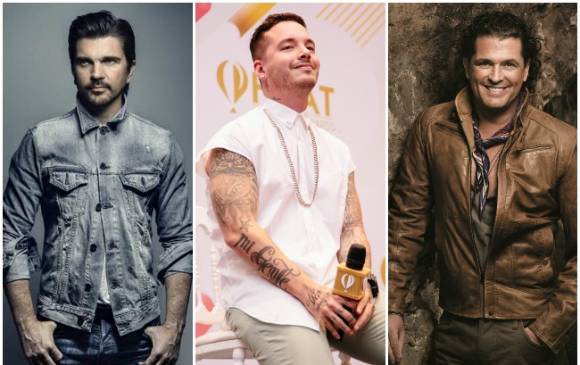 Juanes, J. Balvin y Carlos Vives son algunos de los colombianos nominados a esta gala. FOTOS Cortesía