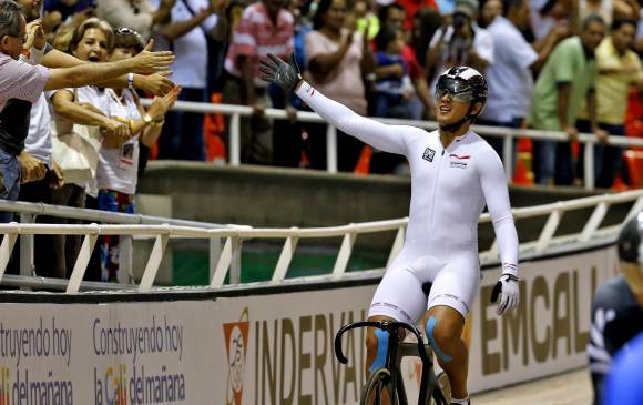 Puerta fue campeón en el Mundial de Pista que se desarrolló en enero pasado en Cali. FOTO JUAN ANTONIO SÁNCHEZ