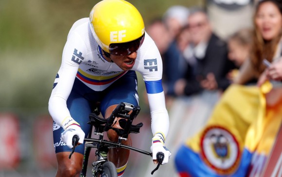 En carreras por etapas, Martínez buscará hoy su segundo top-10 de la temporada, tras ser tercero en el Tour Colombia. FOTO EFE