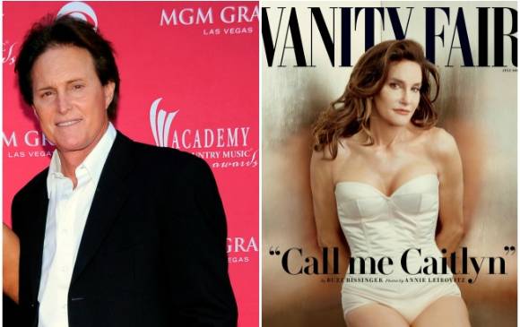 A la izquierda Bruce Jenner en 2009, a la derecha la portada de Vanity Fair de este mes. FOTOS AP y Reuters