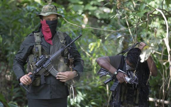 Los guerrilleros del Frente Occidental del Eln denunciaron presencia militar muy cerca de sus campamentos. FOTO Donaldo Zuluaga