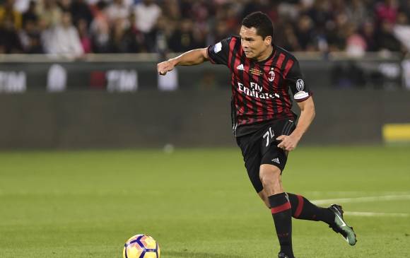 Carlos Bacca fue titular en el encuentro. FOTO AFP