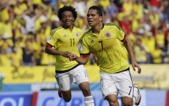 James Rodríguez y Cristian Zapata dos de los once titulares este martes. FOTO AP