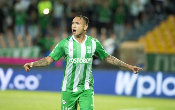 Jarlan marcó su segundo tanto con Nacional. A mitad de semana le marcó a Santa Fe. FOTO: EDWIN BUSTAMANTE