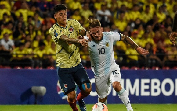 Colombia deberá lucir más ofensiva ante Uruguay si quiere ganarse el segundo cupo de Suramérica a las olimpiadas. FOTO AFP