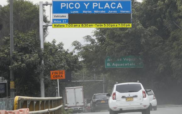 Las medidas de la autoridad ambiental se mantendrán hasta el próximo primero de noviembre. FOTO manuel saldarriaga