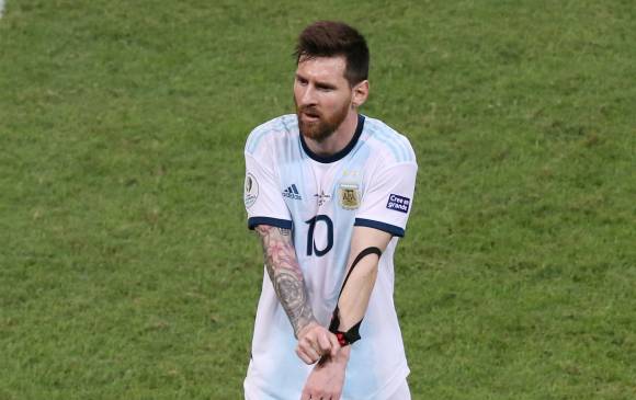 Lionel Messi durante la Copa América de Brasil. FOTO REUTERS