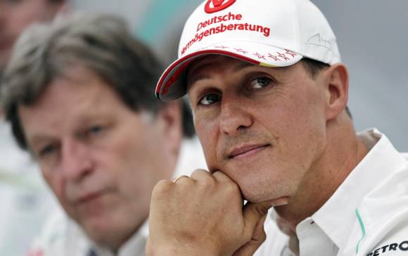  Schumacher sufrió un grave accidente de esquí en 2013. FOTO AP