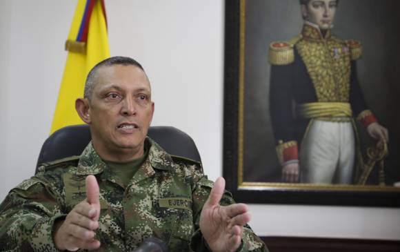 Comandante del Ejército, general Jaime Alfonso Lasprilla. FOTO COLPRENSA.