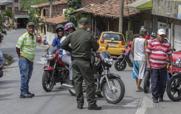 El enfrentamiento tuvo lugar en el sector La Palma. FOTO Robinson Sáenz Vargas
