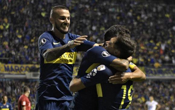 Boca Juniors, subcampeón de la Copa Libertadores, vención 3-0 al Deportes Tolima. FOTO AFP