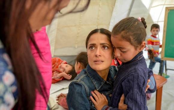 La artista instó a apoyar una campaña de UNICEF que busca recaudar fondos para que los niños puedan tener acceso a educación. FOTO AFP