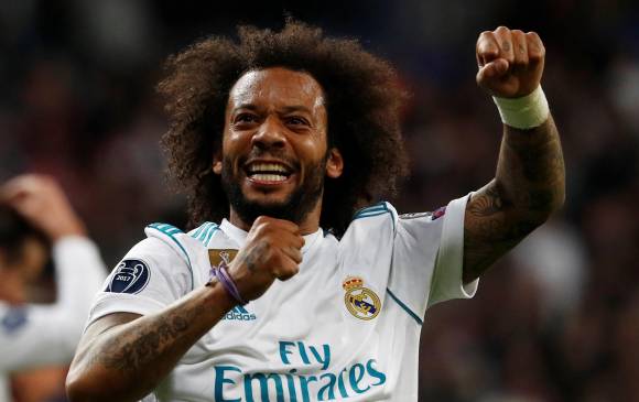 Marcelo estuvo involucrado en una acción que pudo haber terminado como penal para el Bayern de Múnioch. FOTO REUTERS