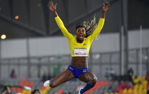 Caterine Ibargüen fue quinta en salto largo y terminó lesionada