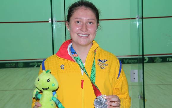 Además del oro de ayer, Laura Tovar ganó bronce en parejas en los pasados Juegos Panamericanos. FOTO cortesía