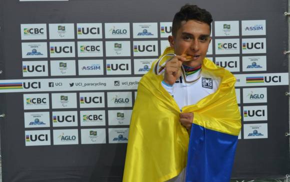 Alejandro Perea, figura de Colombia en el Mundial paralímpico en Brasil. FOTO Cortesía Inspire Latinoamérica