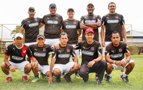 Arriba, Darío Sierra, Hernán Torres, Alejandro Guzmán, Luis Octavio Gómez y Carlos Rojas. Abajo, Alberto Moreno, Mario Henao, Elkin Santa, José Fernando Arango y Wilson Silva. FOTO MARIO VALENCIA 
