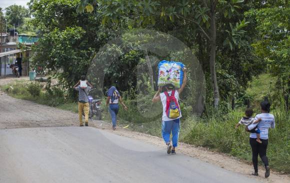 Por el enfrentamiento entre el Eln y el Epl, la población civil del Catatumbo está sufriendo una grave situación de seguridad, que se traduce en desplazamientos, cierres de colegios e imposibilidad de salir de los pueblos, según reporta la ONU. FOTO Julio C. Herrera