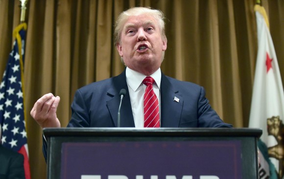 Donal Trump en la actualidad es precandidato a la presidencia de Estados Unidos. FOTO AFP