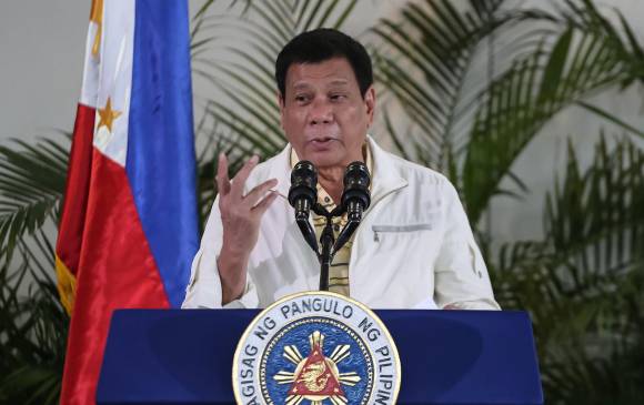 Rodrigo Duterte ha criticado abiertamente a EE.UU. FOTO Archivo AFP