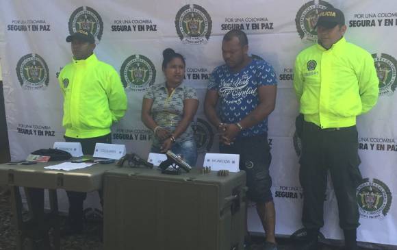 Las capturas de los dos cabecillas fueron en Norte de Santander y Antioquia. FOTO POLICÍA