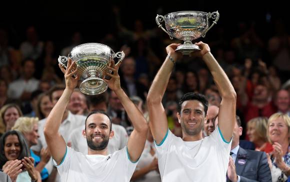 Título 15 para Cabal y Farah con el que consiguen además el primer lugar del ranquin mundial. FOTO: REUTERS
