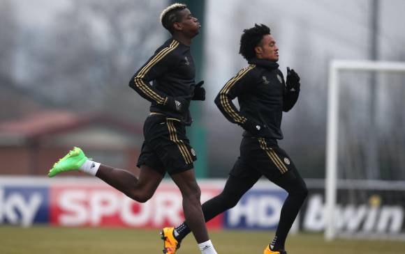 Juan Guillermo Cuadrado hizo parte de la práctica ayer y se da como fijo en la titular del Juventus este martes. FOTO AFP