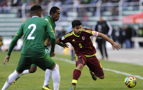 Bolivia dejó el último lugar de la tabla y sumó sus primeros tres puntos. FOTO AFP