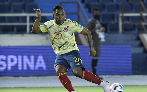 El delantero Alfredo Morelos es una de las alternativas que tiene en ataque el técnico Carlos Queiroz frente a los chilenos. FOTO efe