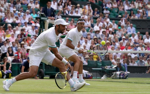 El título de Wimbledon les significa a Cabal y Farah que, desde el lunes, serán números dos del mundo en el ranquin ATP de dobles, su mayor ubicación en la historia. FOTO EFE