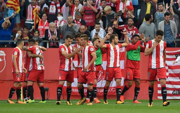 Girona remontó el partido 2-1 ante Real Madrid. FOTO AFP