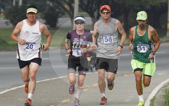 La Maratón de Abuurá, que cumplió su edición 13, contó con la presencia de 150 atletas. FOTO MANUEL SALDARRIAGA