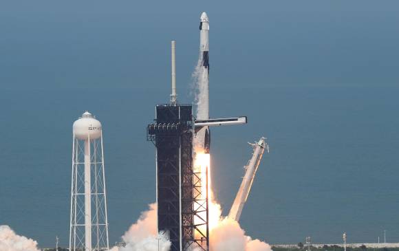 Histórica plataforma de lanzamiento 39A, en el Centro Espacial Kennedy, en Florida. FOTO AFP