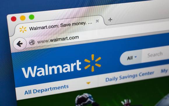 Al unirse a Google, la cadena de supermercados estadounidense Walmart espera aumentar su cuota de mercado en las ventas electrónicas, lideradas con un gran margen por Amazon FOTO Afp