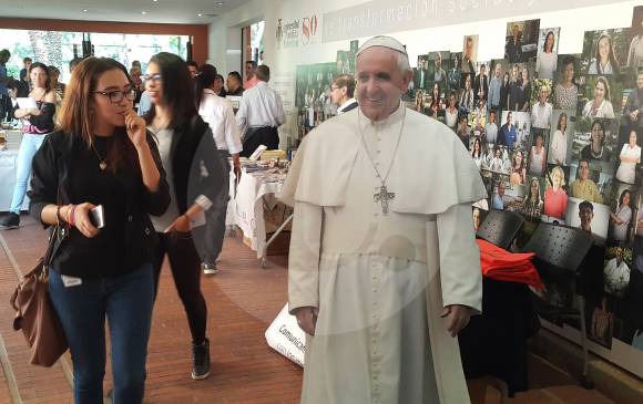 En la Universidad Pontificia Bolivariana se realizó ayer una jornada de capacitación en competencias comunicativas para la visita del Papa Francisco a la capital antioqueña. FOTO donaldo zuluaga
