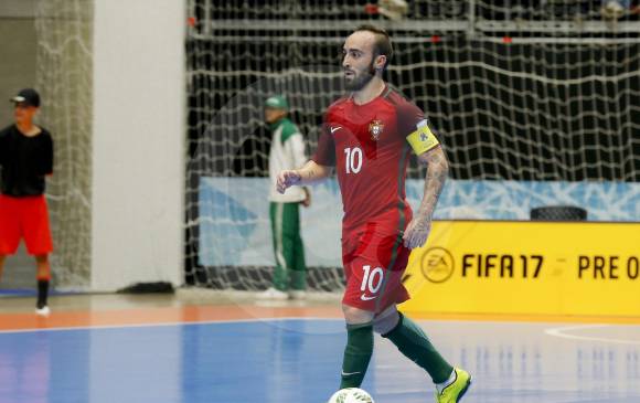 El que es considerado el mejor jugador de futsal en la actualidad estuvo de paso por Medellín. FOTO JUAN ANTONIO SÁNCHEZ 