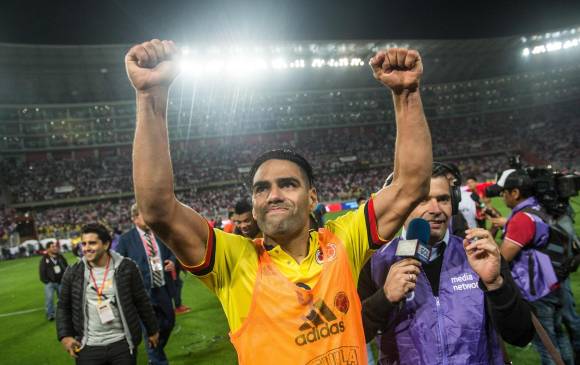 Falcao y la celebración tras la clasificación. FOTO AFP